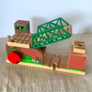 Rare 1996 Vintage Thomas Wooden Railway Lifting Drawbridge #2, Thomas & Friends